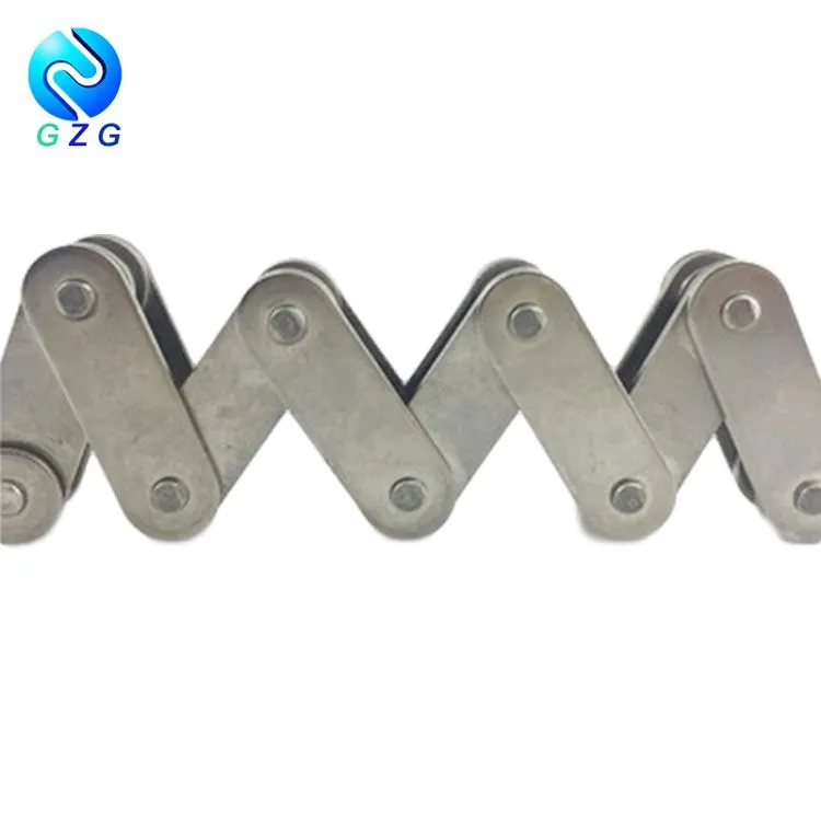 Catena di trasporto a piastra laterale diritta a passo doppio serie A