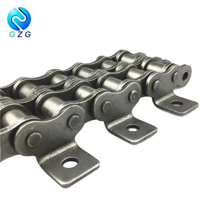 Stainless steel short pitch roller chain with attachments &nbsp;K1 attachment