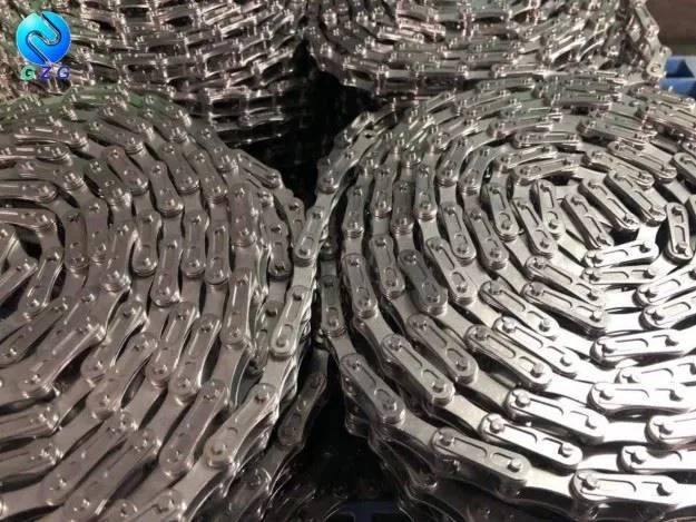 Catena a rulli standard a doppio passo in acciaio inossidabile