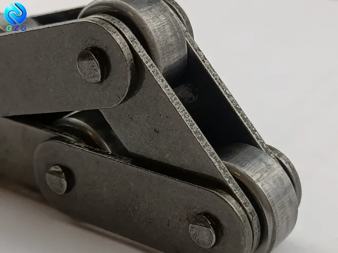 Catena di trasporto a piastra laterale diritta a passo doppio serie B